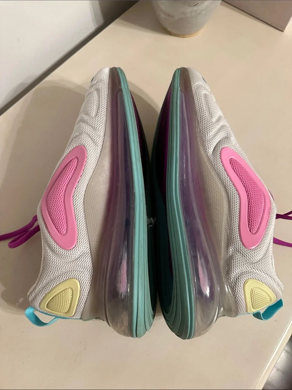 NIKE Air Max 720 Athletic Running Sneakers~Aqua Powder~ -Size:9